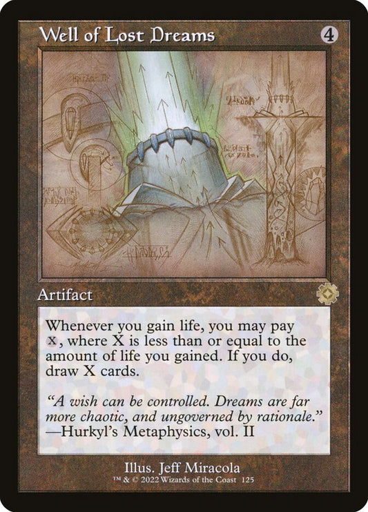 Well of Lost Dreams Retro Frame Foil