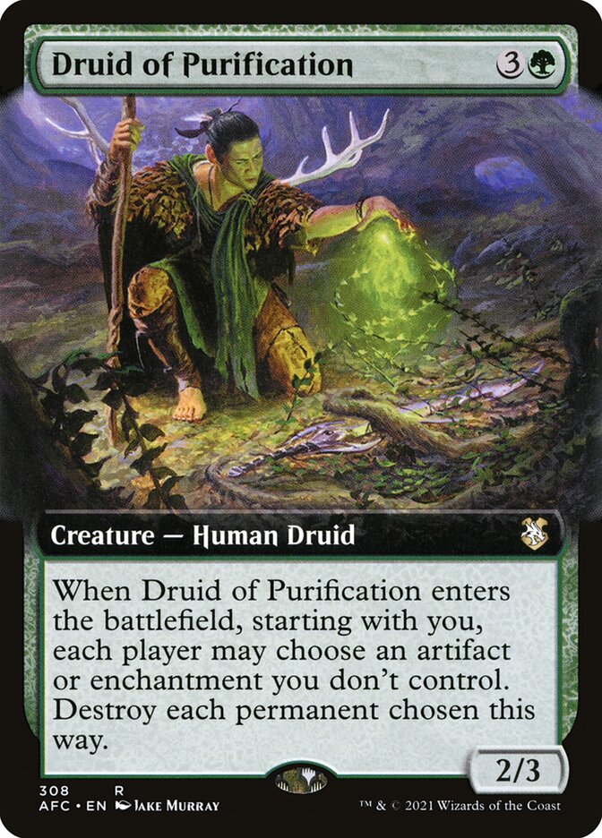 Druid of Purification Extended Art