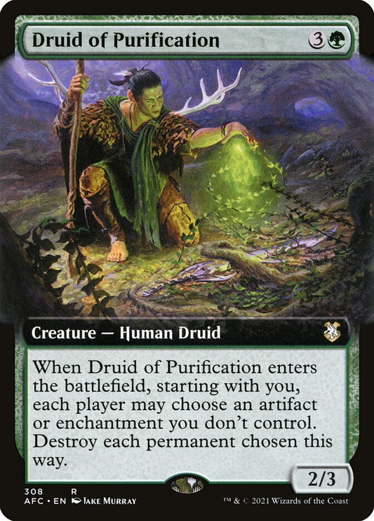Druid of Purification Extended Art