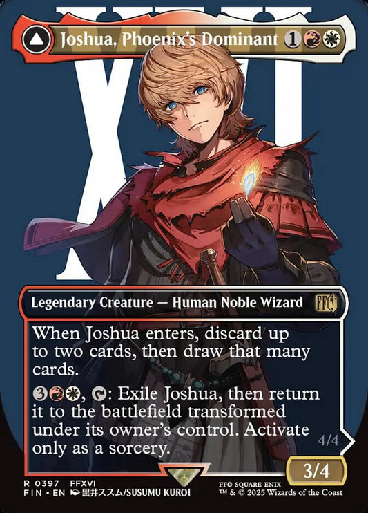 Joshua, Phoenix's Dominant // Phoenix, Warden of Fire Borderless
