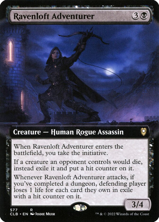 Ravenloft Adventurer Extended Art Foil