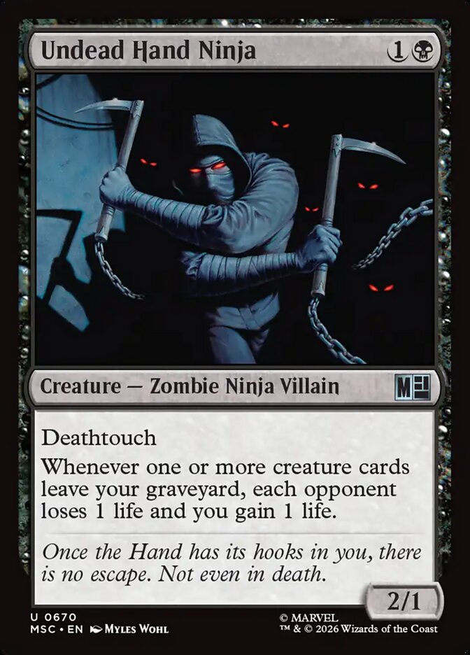 Undead Hand Ninja Foil