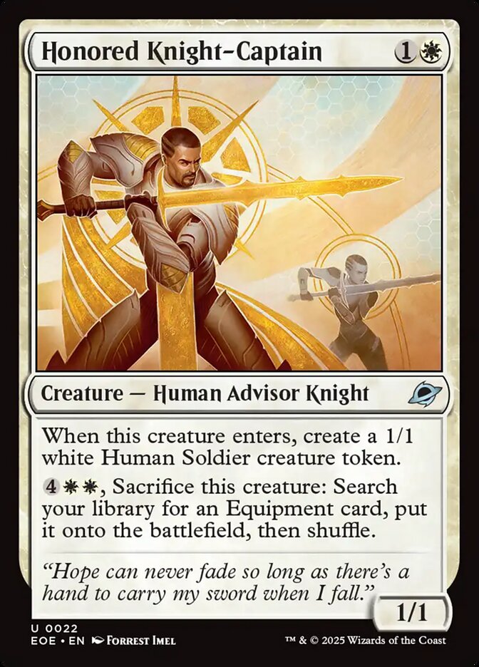 Honored Knight-Captain Foil
