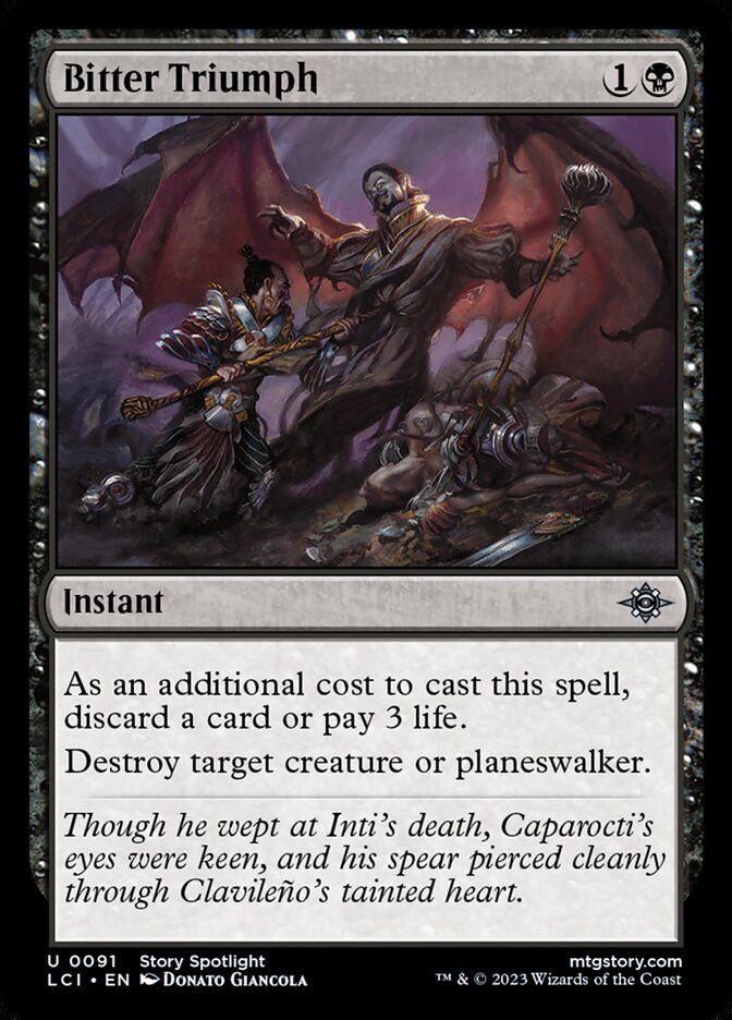 Bitter Triumph Foil