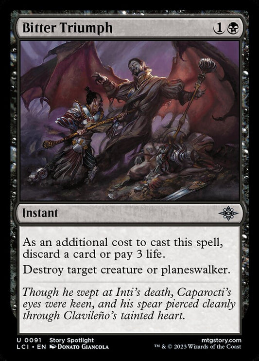 Bitter Triumph Foil
