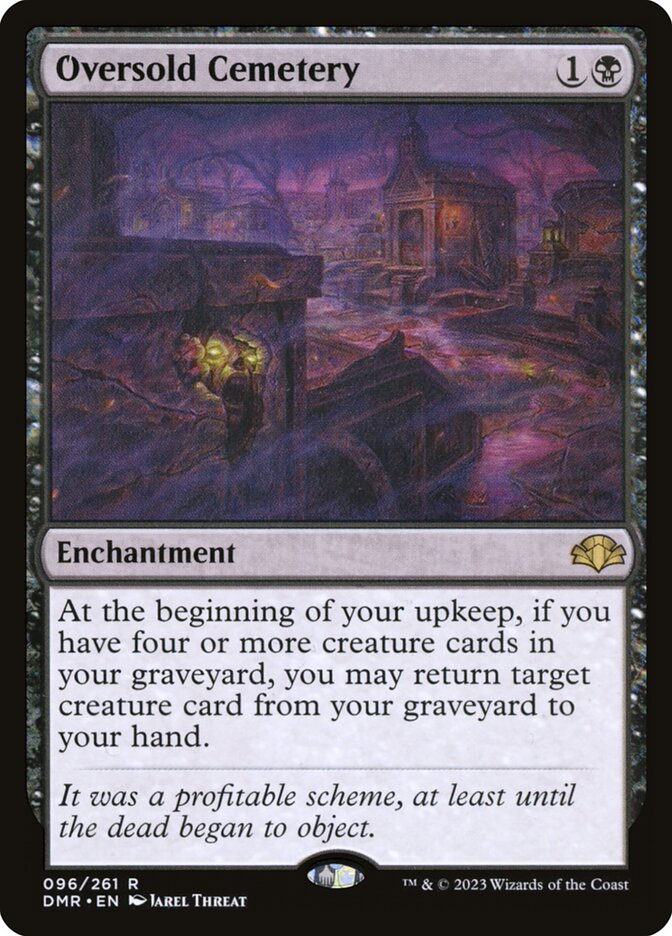 Oversold Cemetery Foil