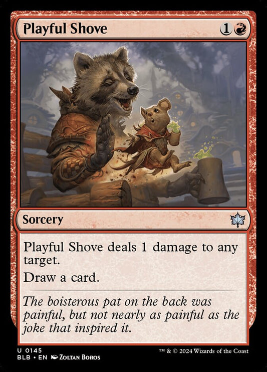 Playful Shove Foil