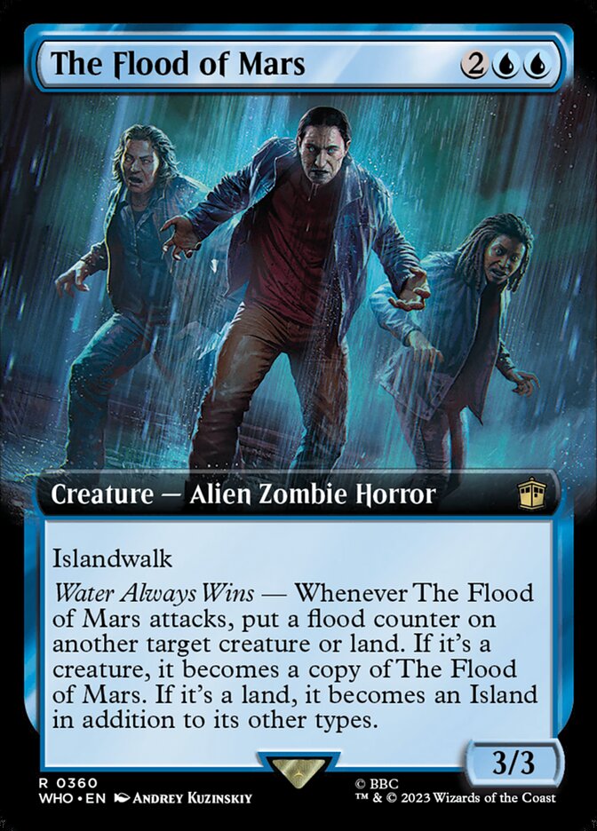 The Flood of Mars Extended Art Foil