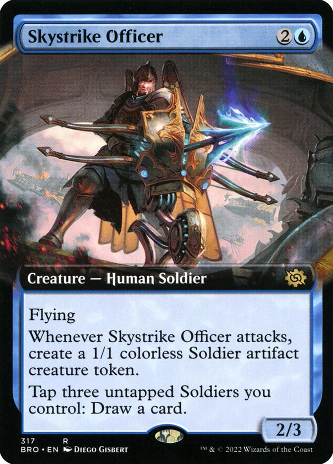 Skystrike Officer Extended Art Foil