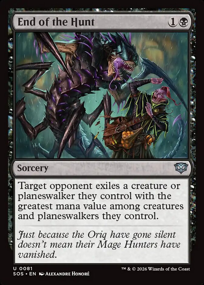 End of the Hunt Foil
