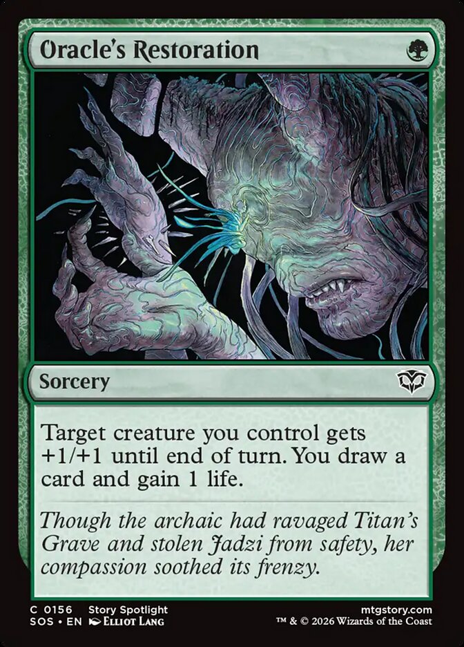 Oracle's Restoration Foil