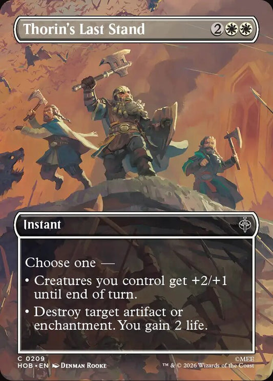 Thorin's Last Stand Borderless Scene Foil