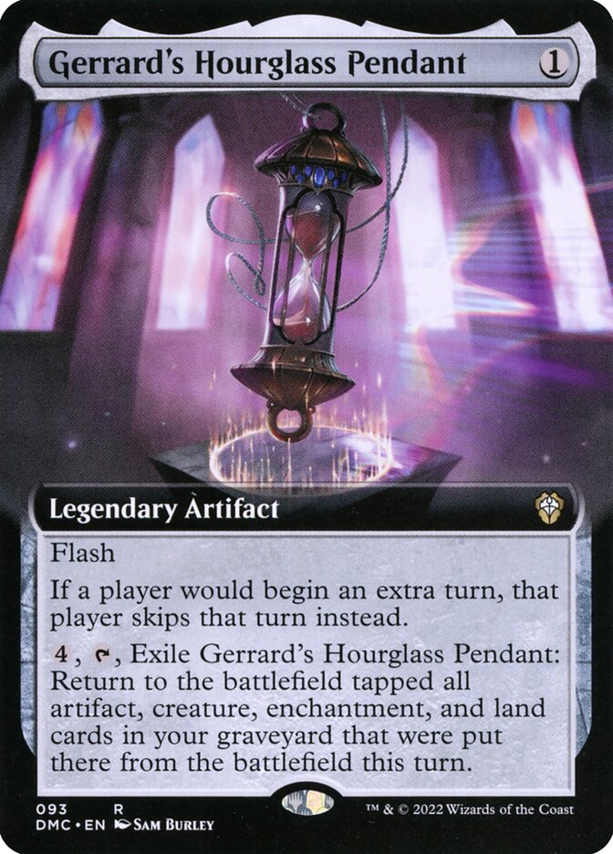 Gerrard's Hourglass Pendant Extended Art