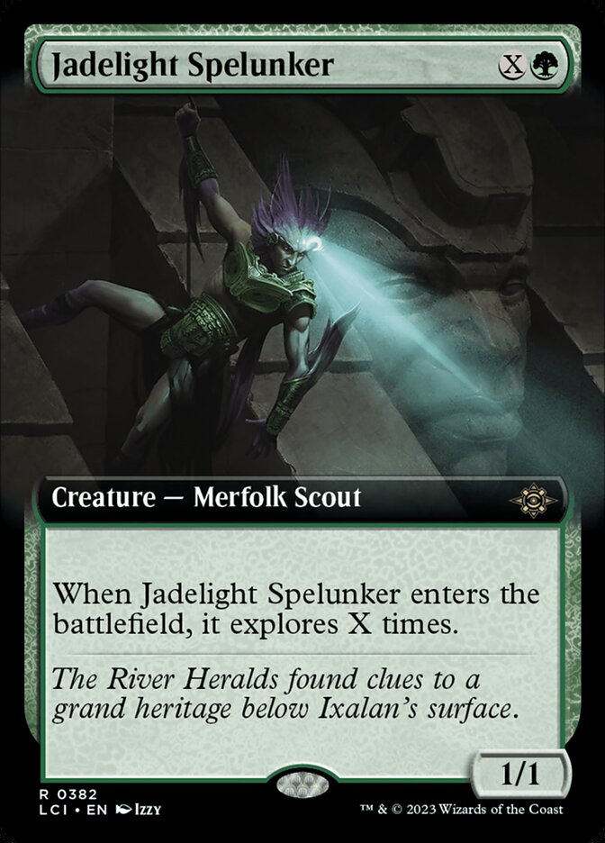 Jadelight Spelunker Extended Art Foil