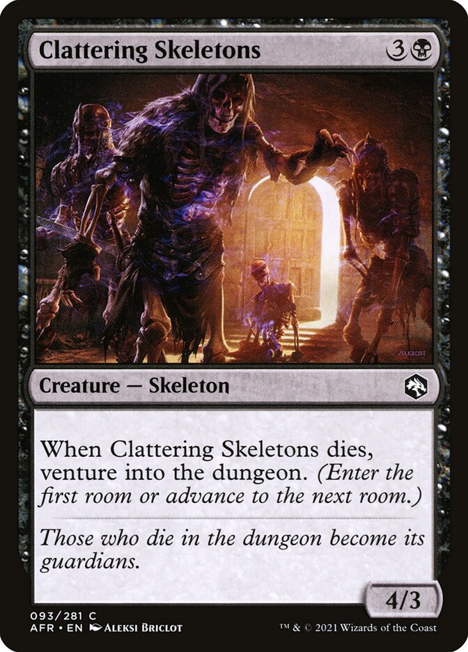 Clattering Skeletons Foil