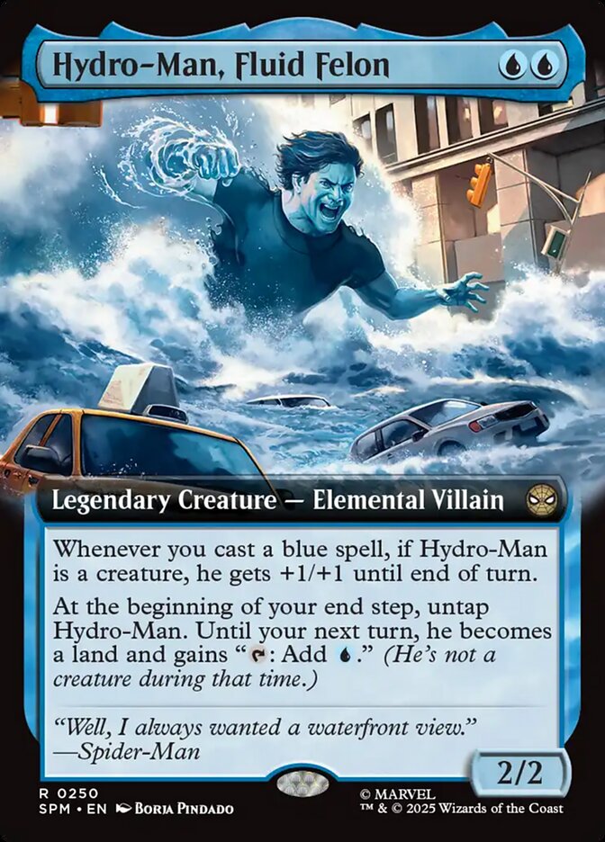 Hydro-Man, Fluid Felon Extended Art