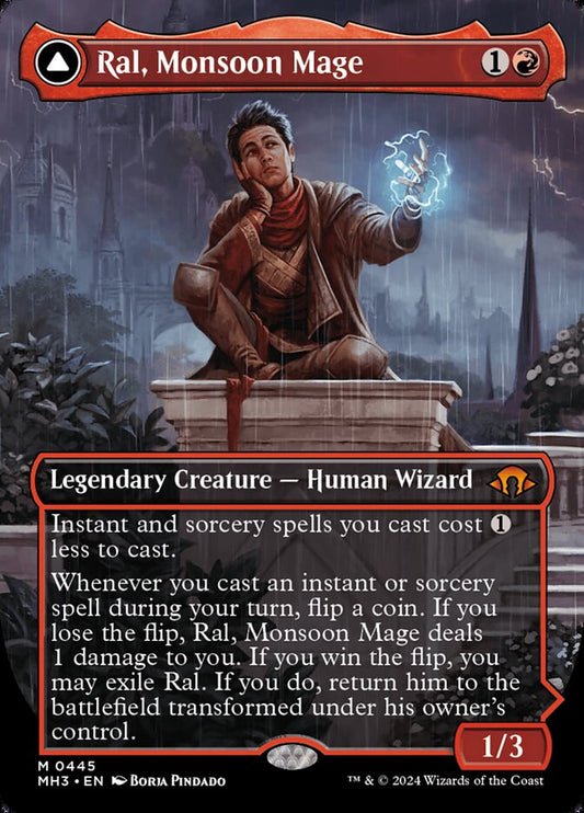 Ral, Monsoon Mage // Ral, Leyline Prodigy Borderless Foil