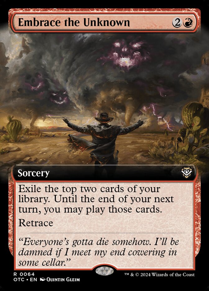 Embrace the Unknown Extended Art