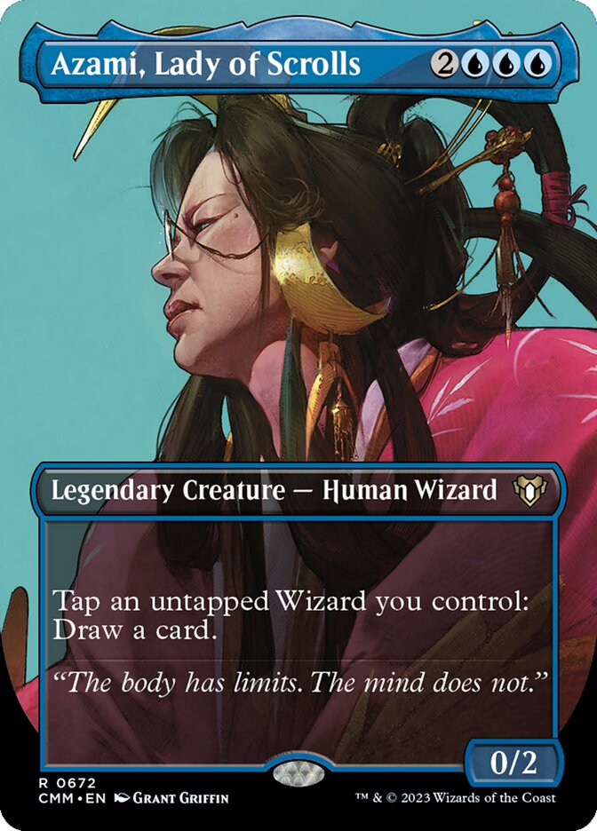 Azami, Lady of Scrolls Borderless Foil