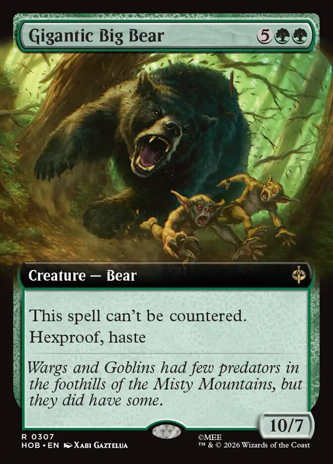 Gigantic Big Bear Extended Foil
