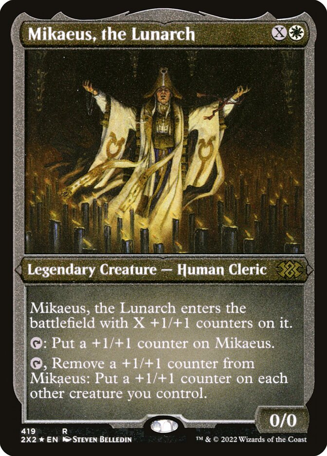 Mikaeus, the Lunarch Etched Foil