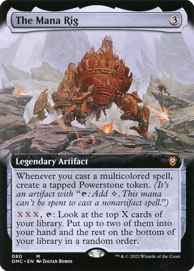 The Mana Rig Extended Art Foil
