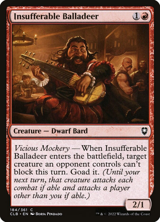 Insufferable Balladeer Foil