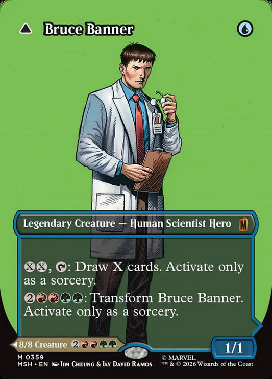 Bruce Banner // The Incredible Hulk Borderless Logo