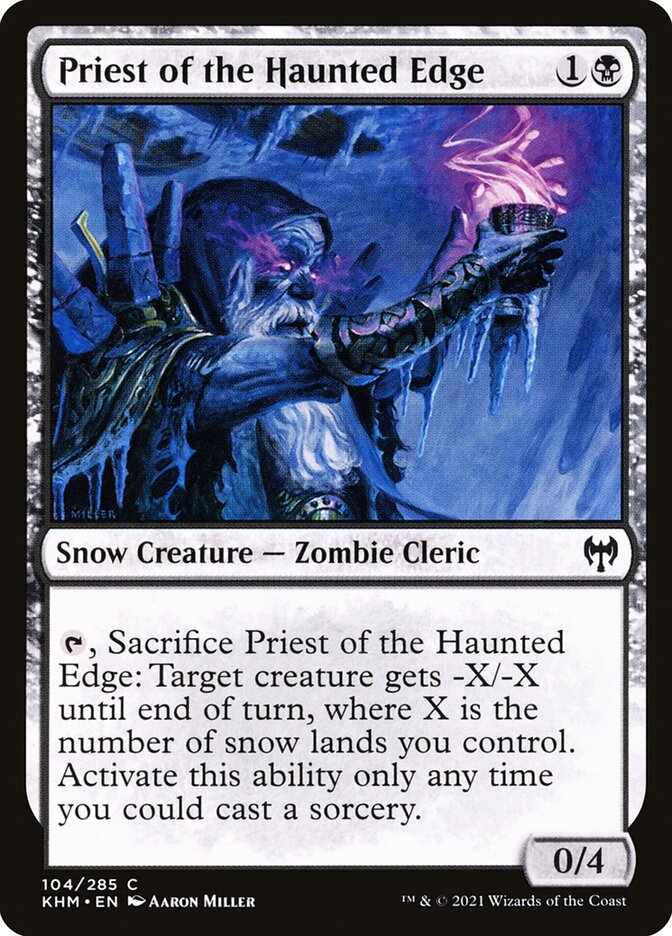 Priest of the Haunted Edge Foil