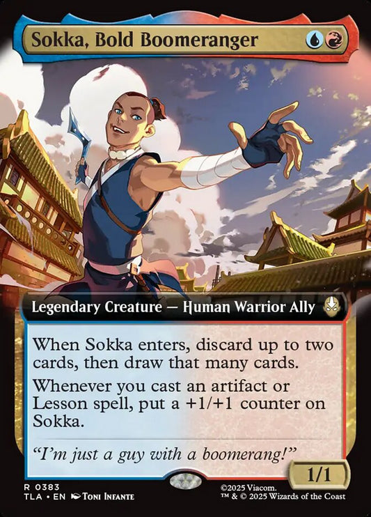 Sokka, Bold Boomeranger Extended Art