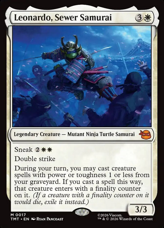 Leonardo, Sewer Samurai Foil