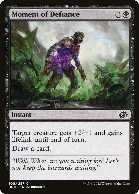 Moment of Defiance Foil