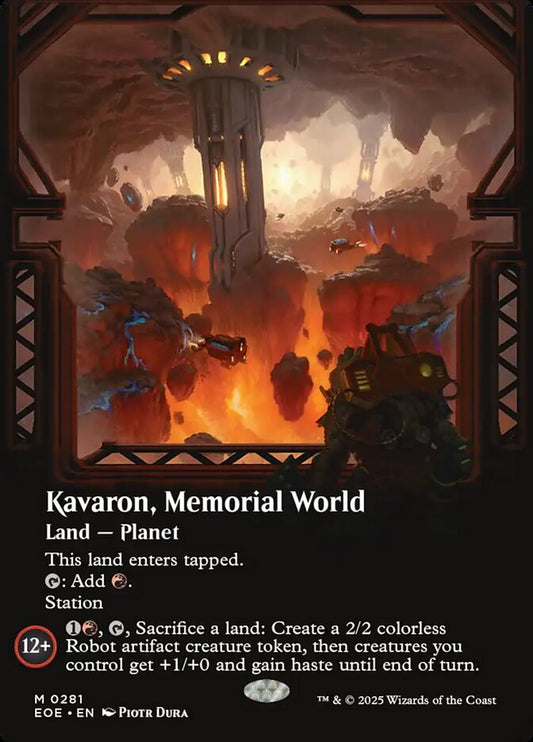 Kavaron, Memorial World Borderless