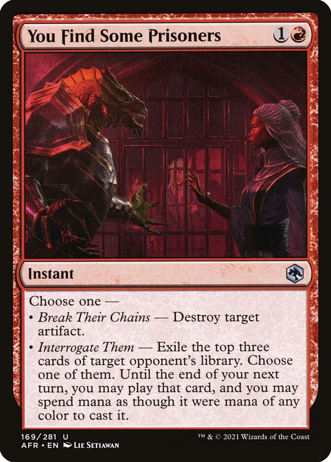 You Find Some Prisoners Foil