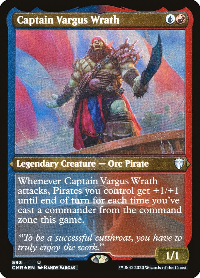 Captain Vargus Wrath Etched Foil