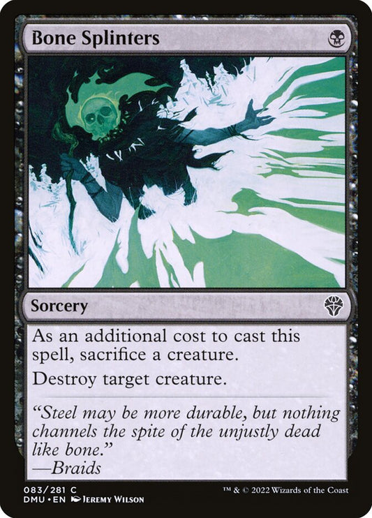 Bone Splinters Foil
