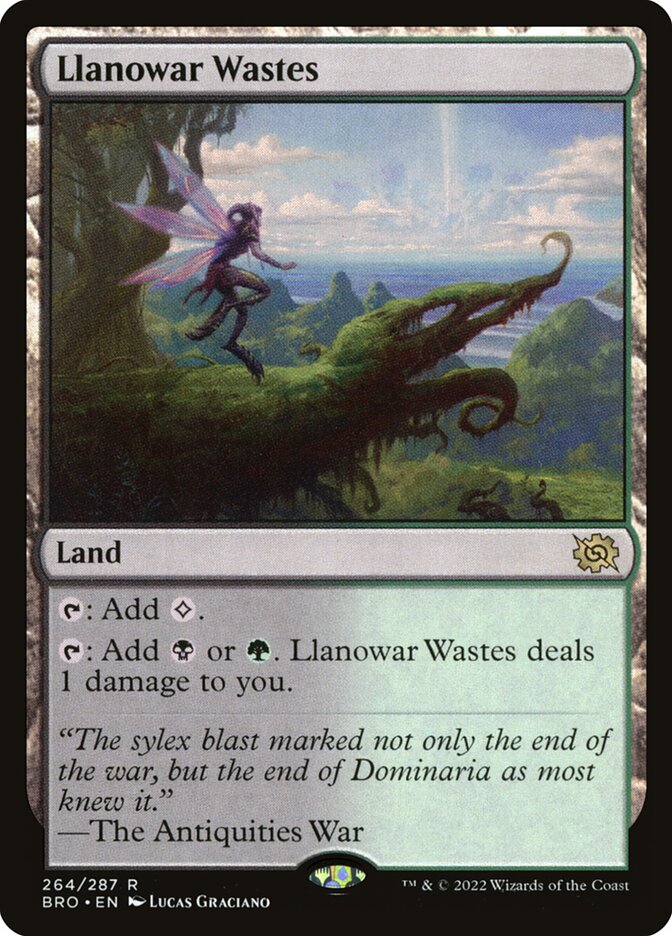 Llanowar Wastes Foil