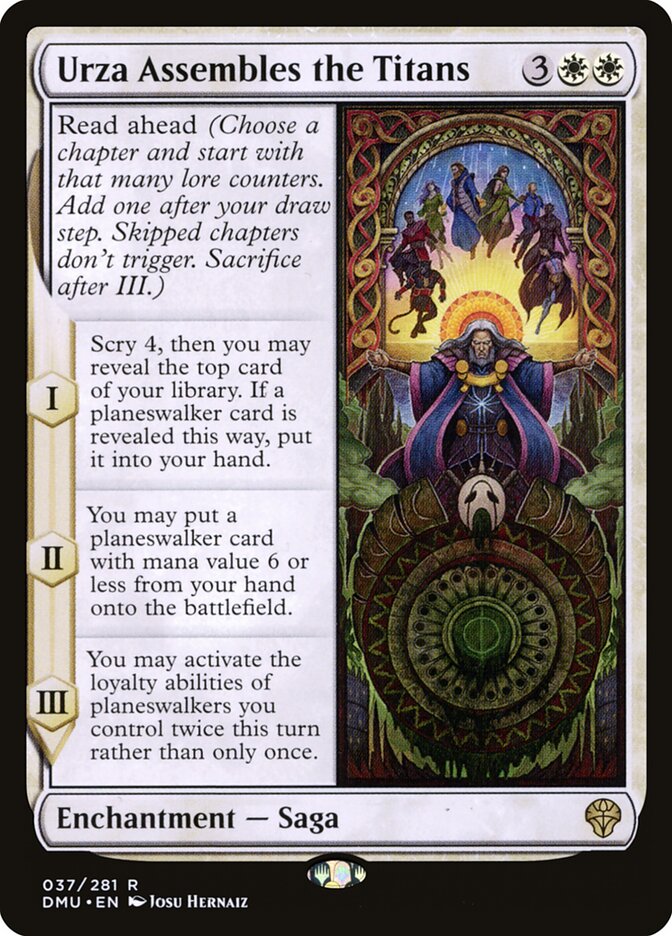 Urza Assembles the Titans Foil