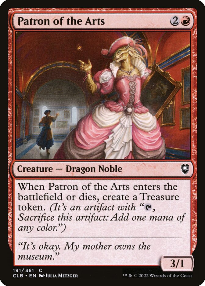 Patron of the Arts Foil