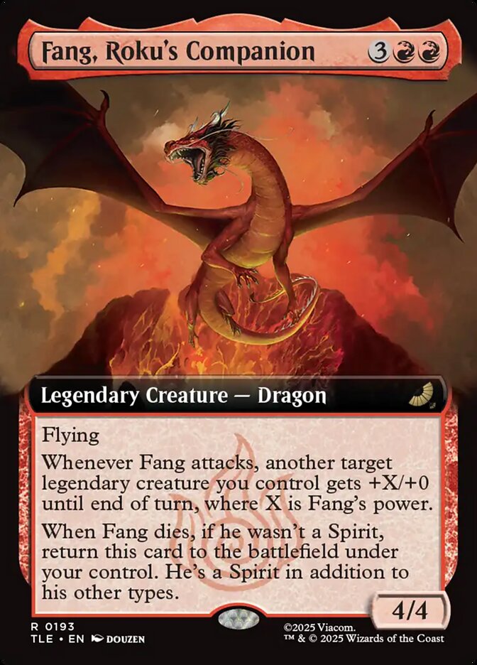 Fang, Roku's Companion Extended Art Foil