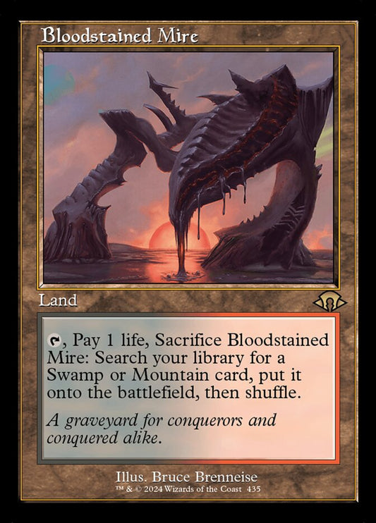 Bloodstained Mire Retro Frame
