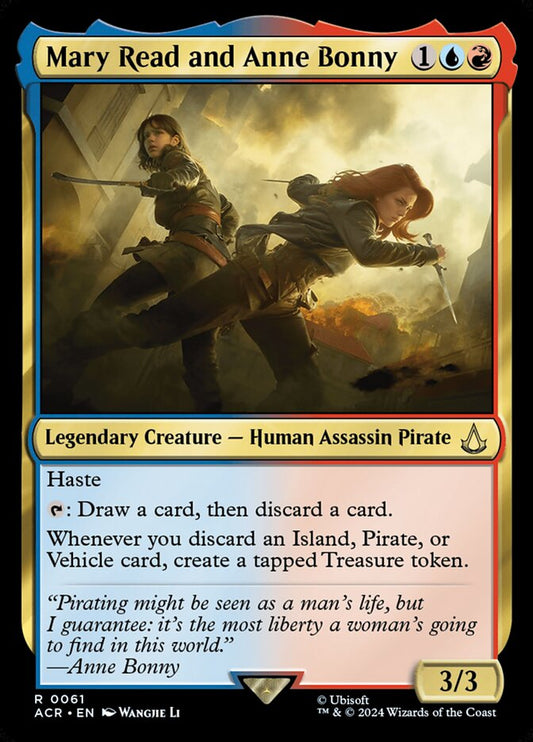 Mary Read and Anne Bonny Foil