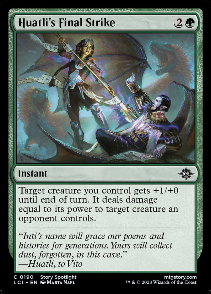 Huatli's Final Strike Foil