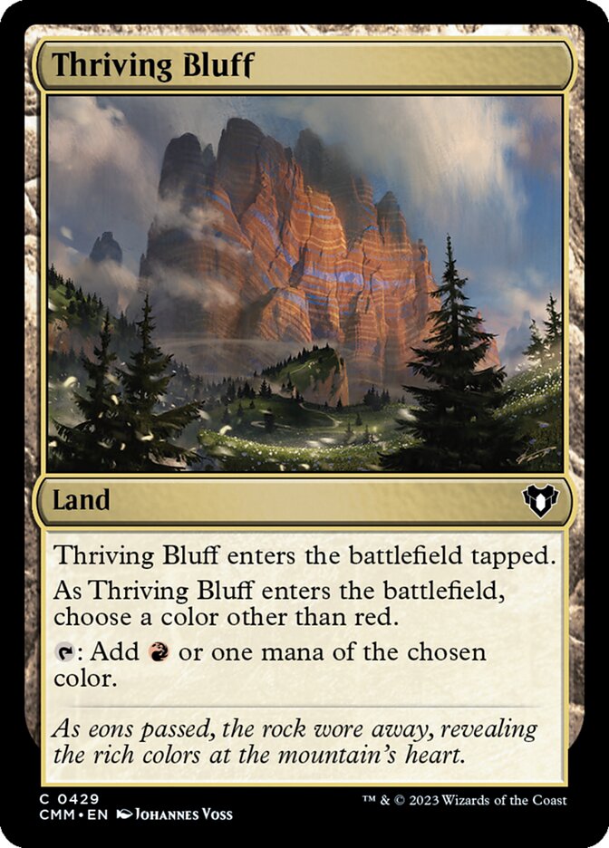 Thriving Bluff Foil