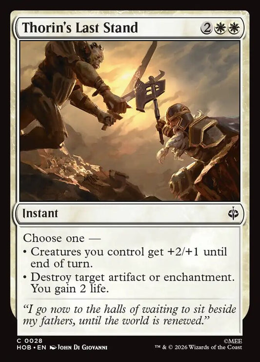 Thorin's Last Stand Foil