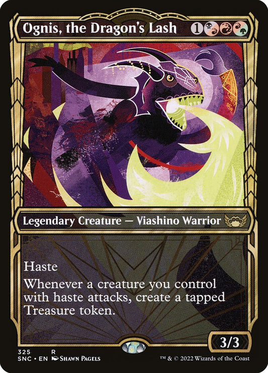 Ognis, the Dragon's Lash Showcase Foil
