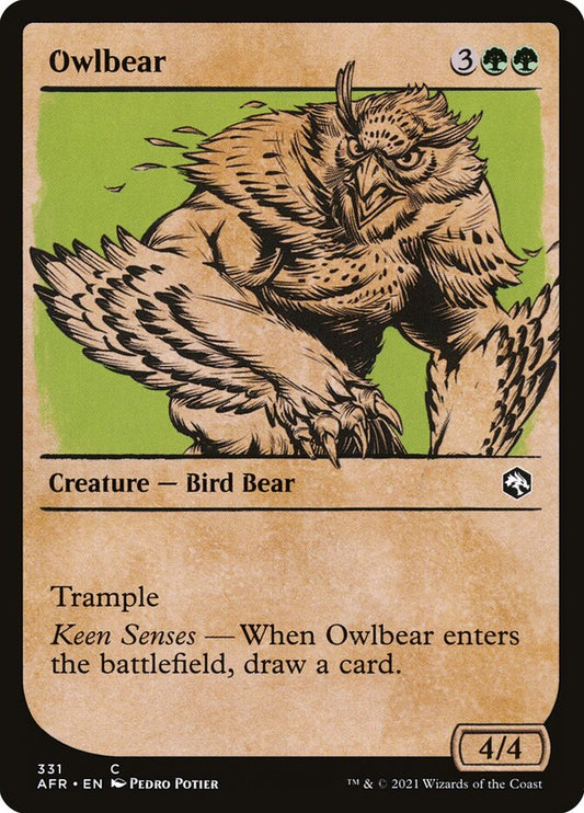 Owlbear Showcase Foil