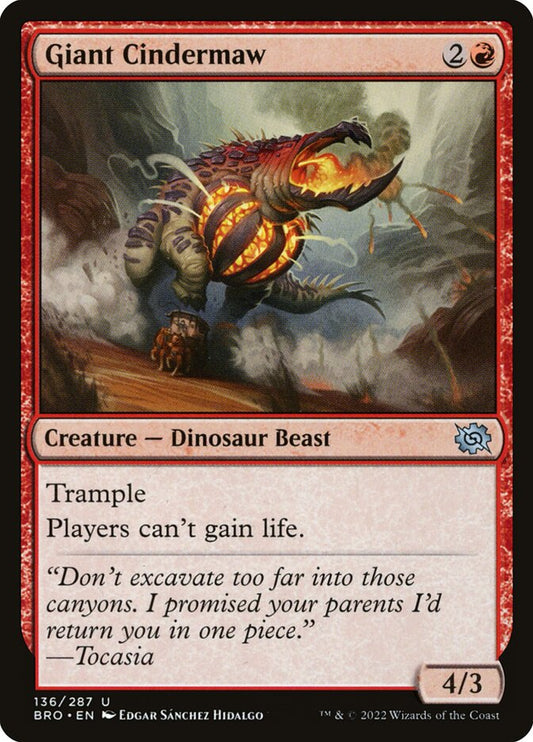 Giant Cindermaw Foil
