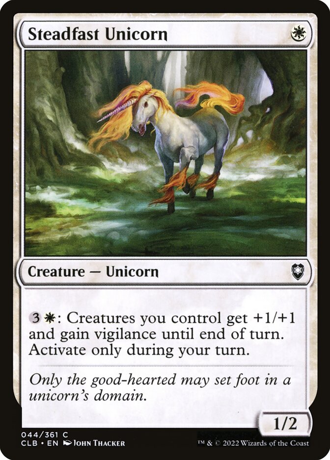 Steadfast Unicorn Foil