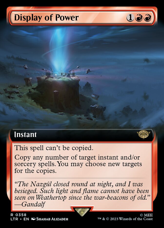 Display of Power Extended Art